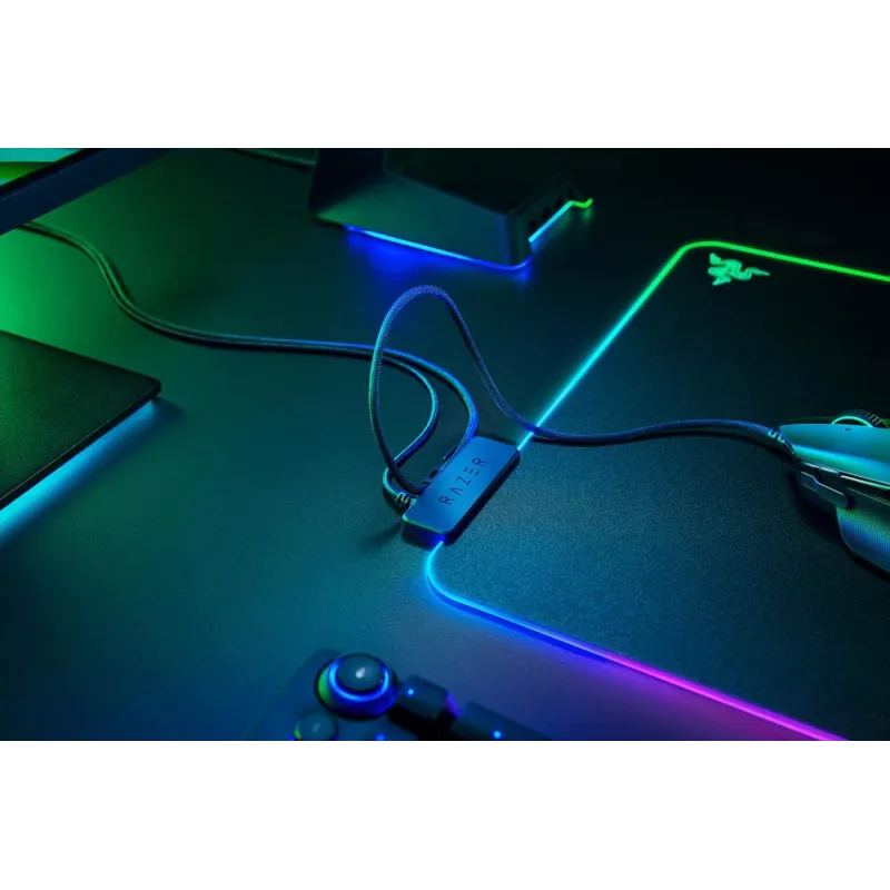 RAZER Firefly V2 žaidimų pelės kilimėlis, juodas