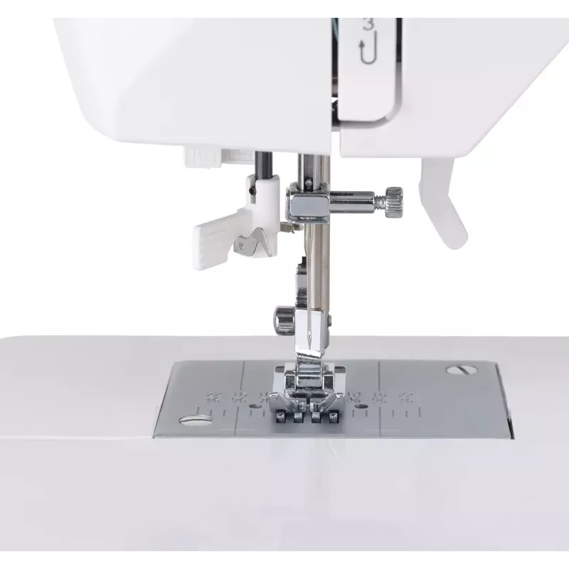 SINGER C5205-TQ automatinė elektrinė siuvimo mašina — elektrinė, 1 žingsnio kilpos užmetimas, laisva rankovė, lietiminiai / mygtukiniai valdikliai