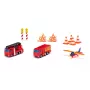 Siku dovanų rinkinys Feuerwehr, gaisrinis automobilis, 3 m., metalas, plastikas, juoda, oranžinė, raudona, balta