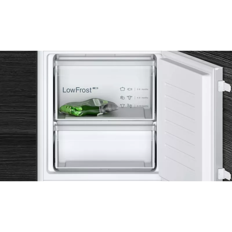 Siemens iQ100 KI87VNSE0 fridge-freezer Įmontuojamas 270 L Balta