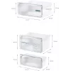 Siemens iQ100 KI87VNSE0 fridge-freezer Įmontuojamas 270 L Balta