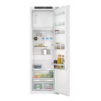 Įmontuojamas kombinuotas šaldytuvas Siemens iQ300 KI82LVFE0 — 280 L bendroji, 246 L šaldytuvo, 34 L viršutinis šaldiklis, Balta, Dešininis varstymas