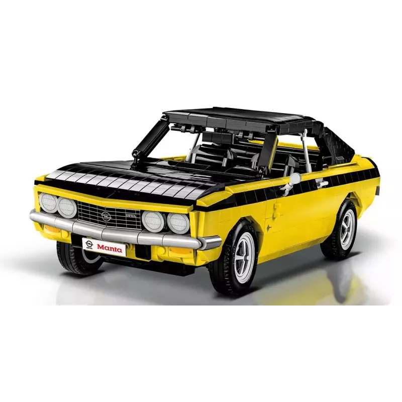 Konstrukcinis žaislas Cobi Opel Manta A 1970 1:12 mastelio modelis, kaladėlių rinkinys