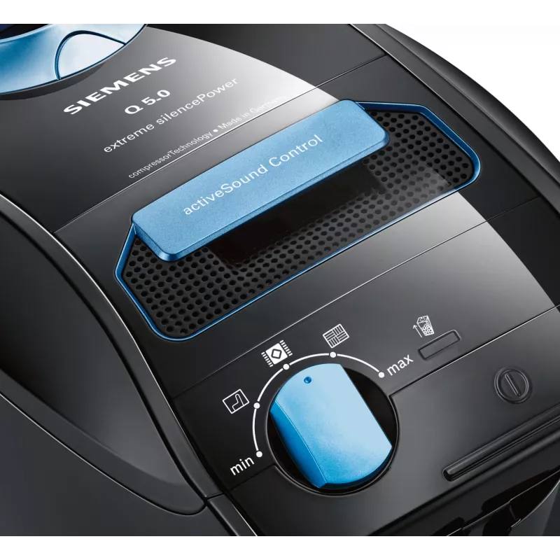 Siemens VSQ5X1230 dulkių siurblys 4,5 L Cilindrinis dulkių siurblys Sausas 850 W Dulkių maišelis