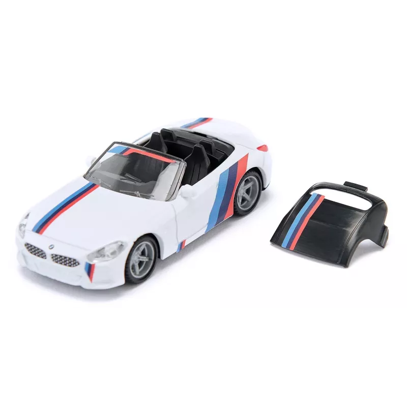 Siku sportinio automobilio modelis BMW Z4 M40i, iš anksto surinktas, mastelis 1:50, I 40 mm × P 87 mm × A 29 mm