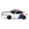 Siku sportinio automobilio modelis BMW Z4 M40i, iš anksto surinktas, mastelis 1:50, I 40 mm × P 87 mm × A 29 mm