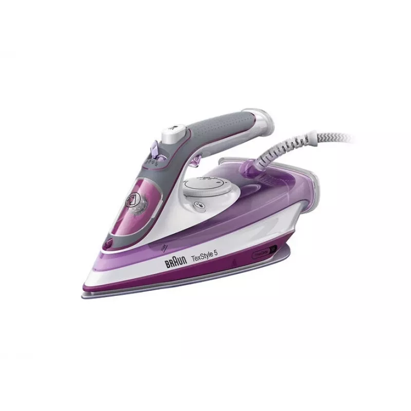 Braun TexStyle 5 SI 5037 VI garo lygintuvas keraminis padas 2700 W violetinis