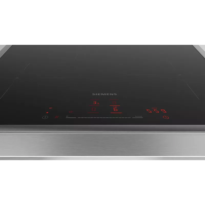 Siemens iQ300 EH645HFB1E kaitlentė juoda įmontuojama 60 cm zoninė indukcinė kaitlentė 4 zonos