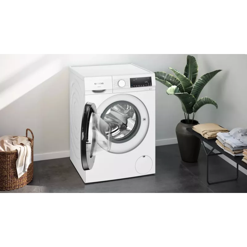 Siemens iQ500 WG34G2070 skalbimo mašina įkraunama iš priekio 8 kg 1400 aps./min. Balta
