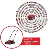 Vejos skarifikatorius Einhell GE-SC 36/35 Li - Solo 35 cm darbinis plotis