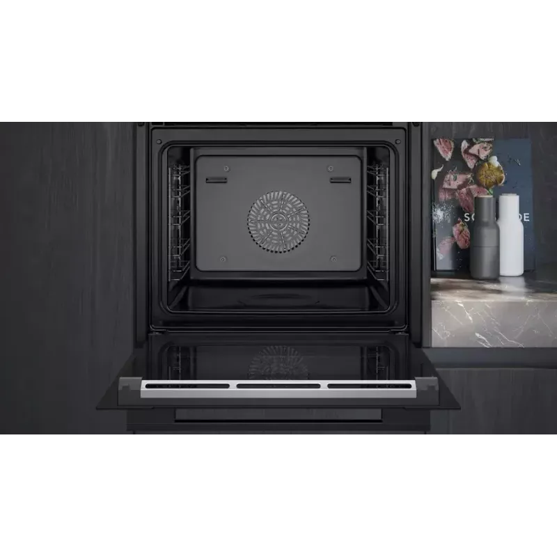 Siemens HS736G3B1 orkaitė 71 L Juoda, Nerūdijantis plienas