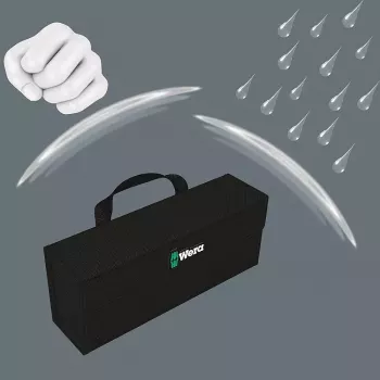 Įrankių dėžė Wera 2go 3, juoda