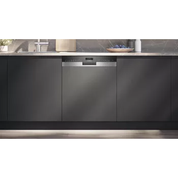 “Siemens” SN55ZS07CE indaplovė, pusiau įmontuojama, 14 komplektų