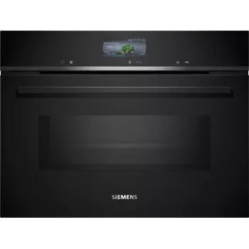 Siemens iQ700 CM776GKB1 orkaitė 45 L 900 W Juoda, Nerūdijantis plienas