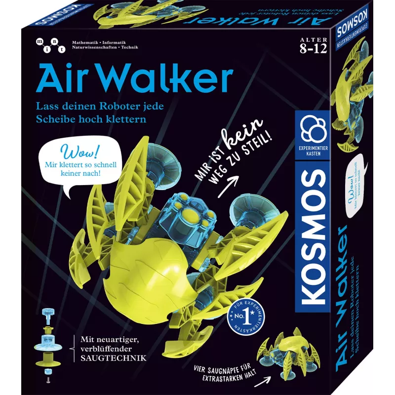 Kosmos Air Walker, eksperimentų rinkinys, fizika, 8 metai