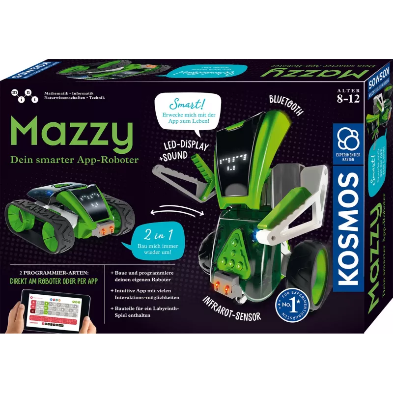 Kosmos Mazzy, Robotas, Inžinerija, 8 metų