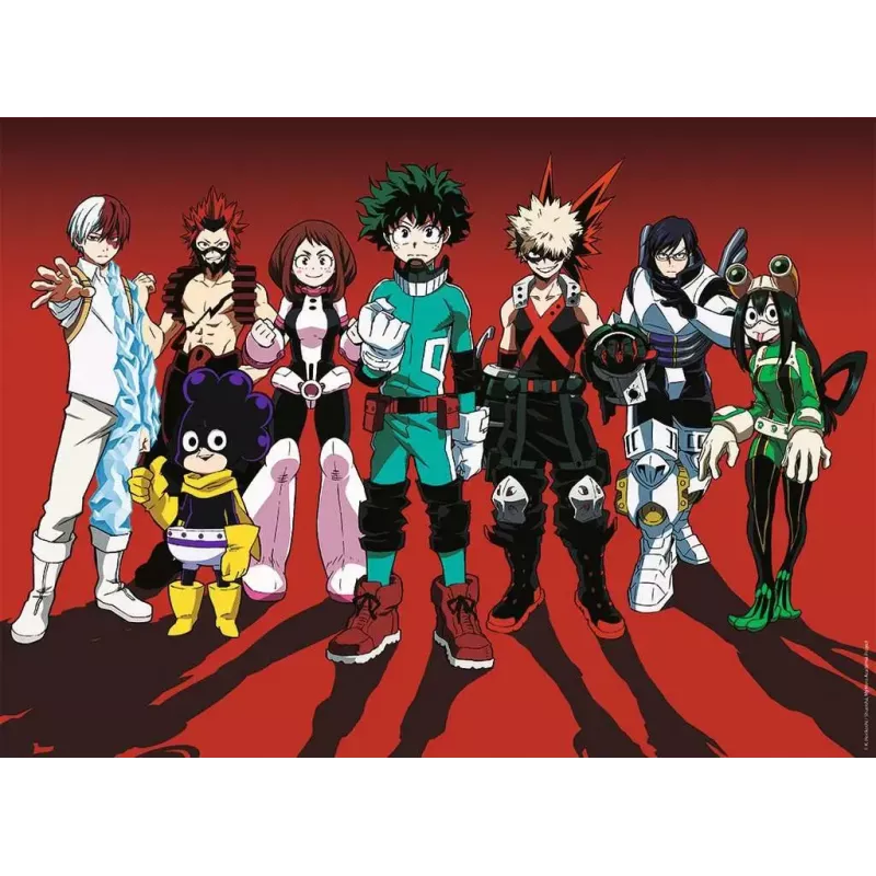 Dėlionė Ravensburger My Hero Academia Superheroes, 500 dalių, modelis 17532