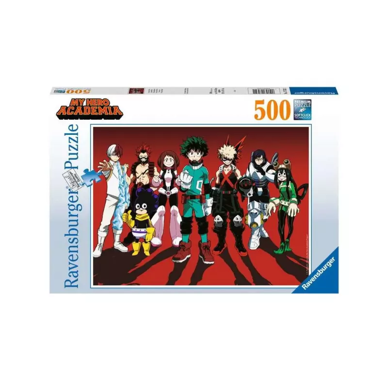 Dėlionė Ravensburger My Hero Academia Superheroes, 500 dalių, modelis 17532