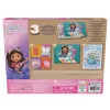 Žaidimai Gabby's Dollhouse, 3 medinės dėlionės po 24 detales su medine dėžute vaikams, nuo 3 metų