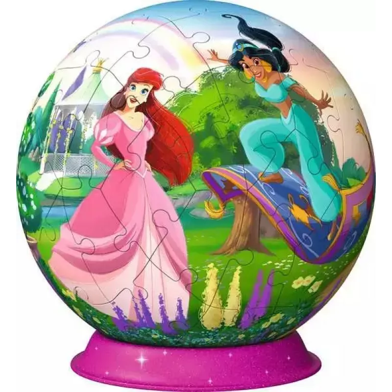 3D Dėlionė Rutulys Ravensburger Disney Princess – 72 detalės, sferinė dėlionė