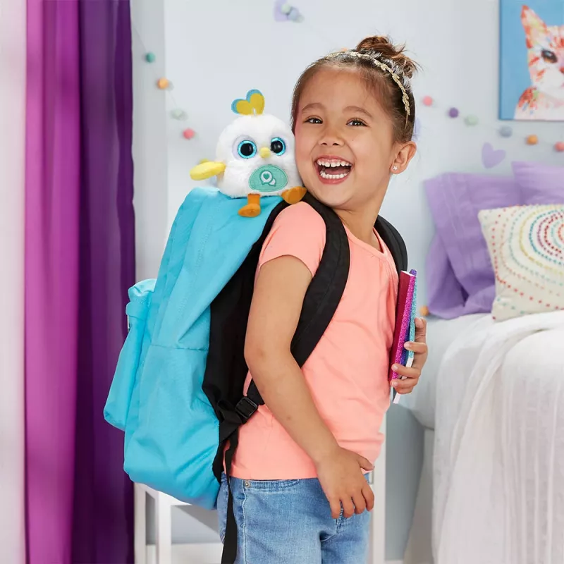 Minkštas žaislas VTech Lolibirds Oscar — interaktyvus pliušinis paukštis su garsais ir apšvietimu