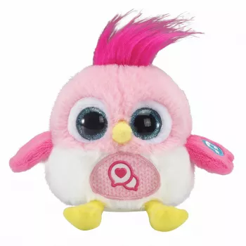 Interaktyvus kalbantis pliušinis paukštis VTech Lolibirds Momo — maitinamas baterijomis lavinantis žaislas