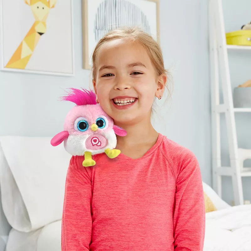 Interaktyvus kalbantis pliušinis paukštis VTech Lolibirds Momo — maitinamas baterijomis lavinantis žaislas