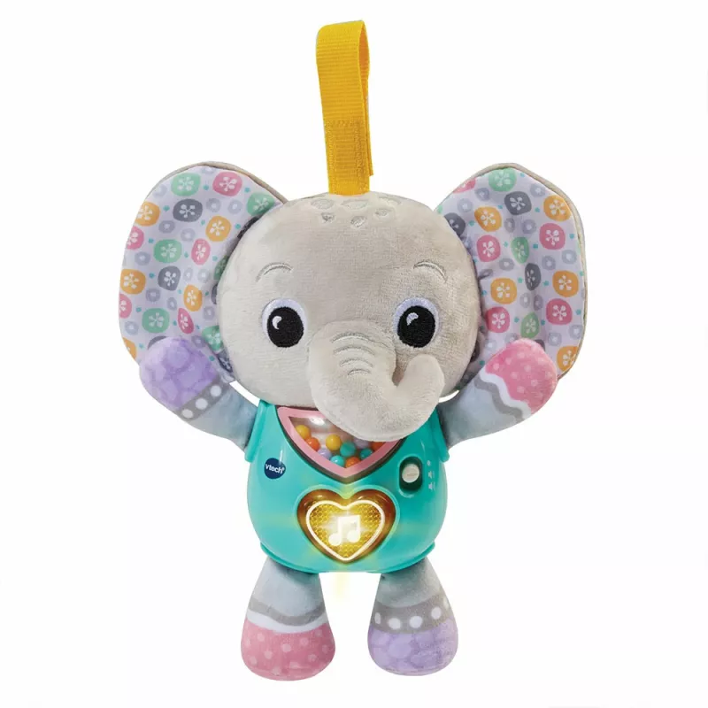 Žaislinė figūrėlė VTech Melody Elephant 80-566704 — lavinamasis garsinis žaislas su spalvingu dizainu