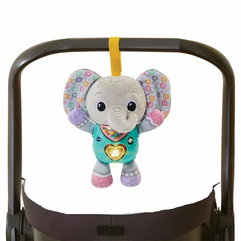 Žaislinė figūrėlė VTech Melody Elephant 80-566704 — lavinamasis garsinis žaislas su spalvingu dizainu