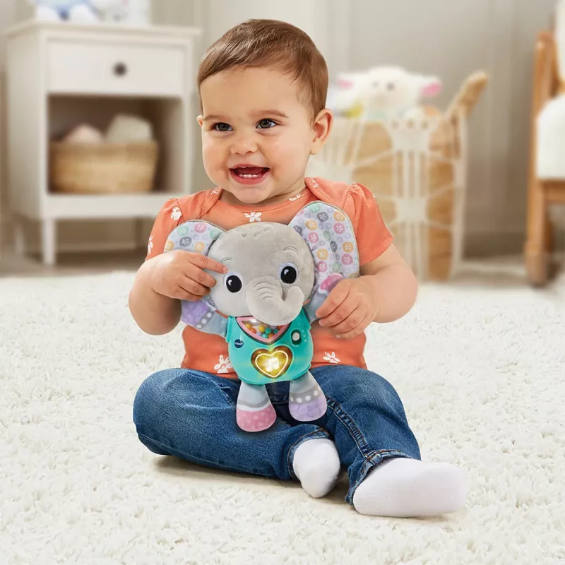 Žaislinė figūrėlė VTech Melody Elephant 80-566704 — lavinamasis garsinis žaislas su spalvingu dizainu