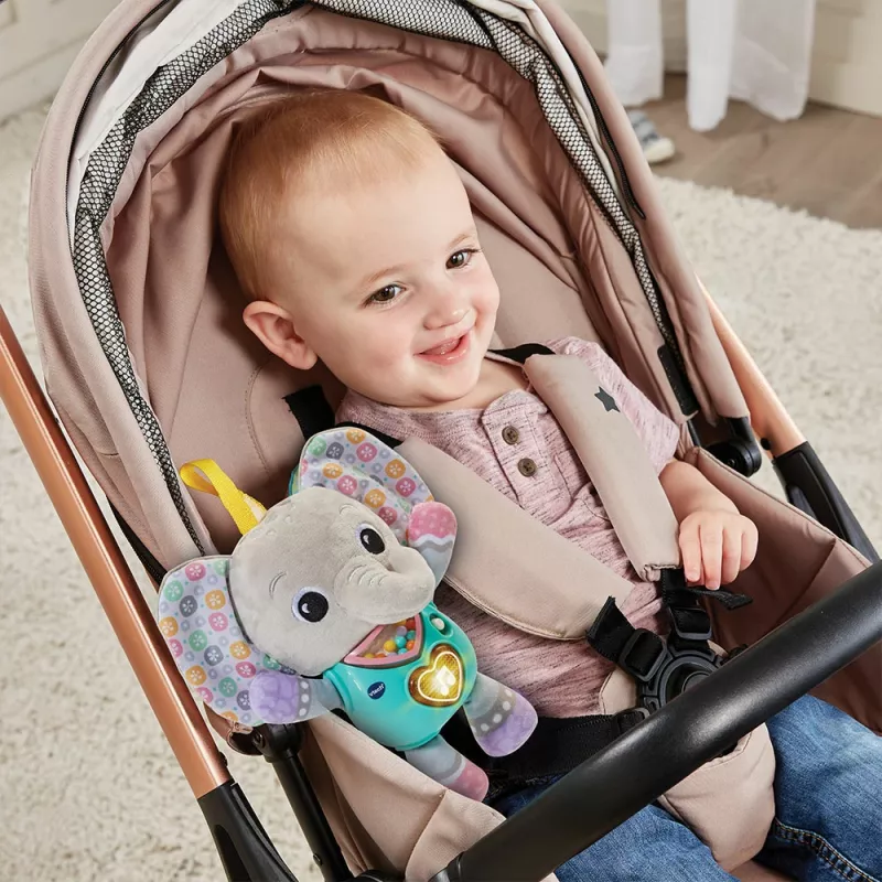 Žaislinė figūrėlė VTech Melody Elephant 80-566704 — lavinamasis garsinis žaislas su spalvingu dizainu