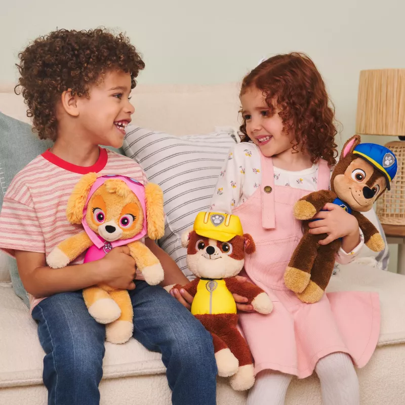 PAW Patrol GUND Official Marshall Take Along Buddy pliušinis žaislas, aukščiausios kokybės gyvūno iškamša nuo 1 metų, raudona/balta, 13”