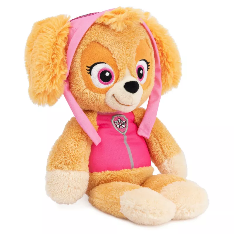 „PAW Patrol GUND Official Skye Take Along Buddy“ pliušinis žaislas, aukščiausios kokybės kimštinis gyvūnėlis vaikams nuo 1 metų, rožinė / ruda, 13”
