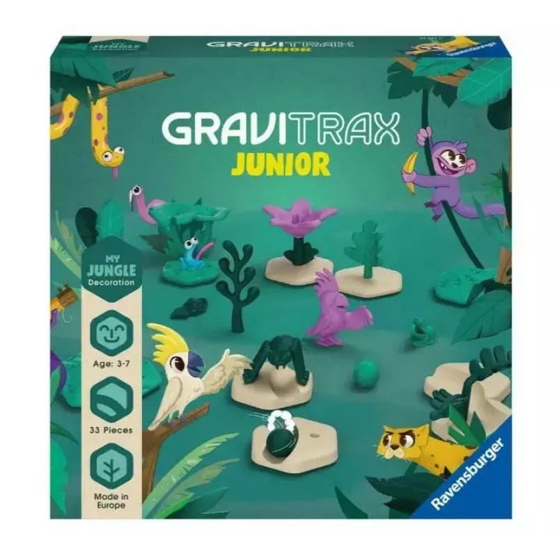 Stalo žaidimas Ravensburger GraviTrax Junior (modelis 23747) — nuo 3 metų