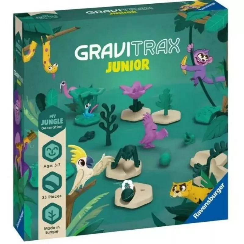 Stalo žaidimas Ravensburger GraviTrax Junior (modelis 23747) — nuo 3 metų