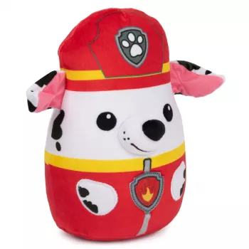 PAW Patrol GUND Marshall Squish Plush, oficialus žaislas iš populiaraus animacinio filmuko, minkšta kimštinė figūrėlė vaikams nuo 1 metų, 8 colių