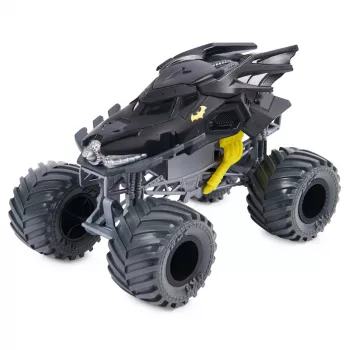 Monster Jam, oficialus Batman monstrų sunkvežimis - Retro Batmobile Desert Edition 1:24 mastelio lietas metalinis automobilis ir BKT protektoriaus padangos, kolekcinė prekė gerbėjams ir gimtadienio vakarėliams, žaislai vaikams nuo 3 metų