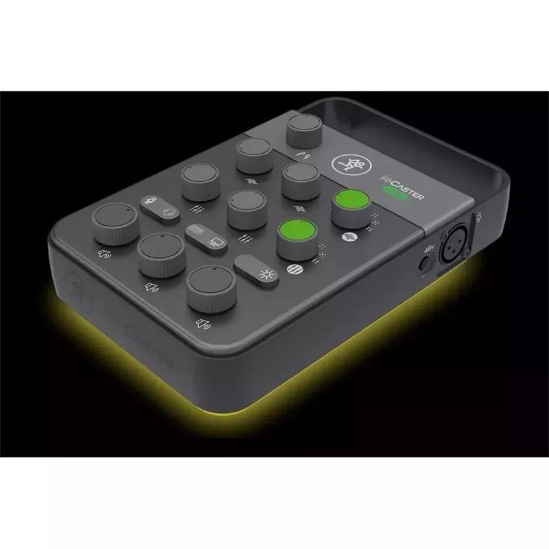 Maišytuvas Mackie MixCaster Live nešiojamas 8 kanalų USB – kompaktiška gyvo garso maišymo pultas su integruota USB sąsaja