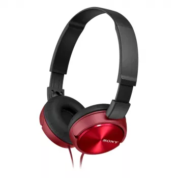Sony MDR-ZX310, laidinės, 10 - 24000 Hz, muzikai, 125 g, ausinės, raudonos