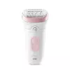 Braun Silk-epil 7 7-000 epiliatorius, rožinis/baltas