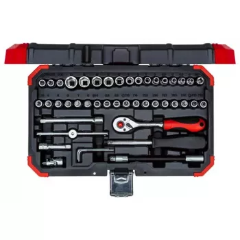 Galvučių rinkinys Gedore R49003046 1/4 colio metrinis