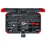 Galvučių rinkinys Gedore R49003046 1/4 colio metrinis
