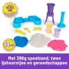 Kinetic Sand, minkštų ledų stotelė, Velykų krepšelio priedai, 14oz formuojamo žaidimų smėlio (3 spalvos), 2 ledų kaušeliai ir 2 įrankiai