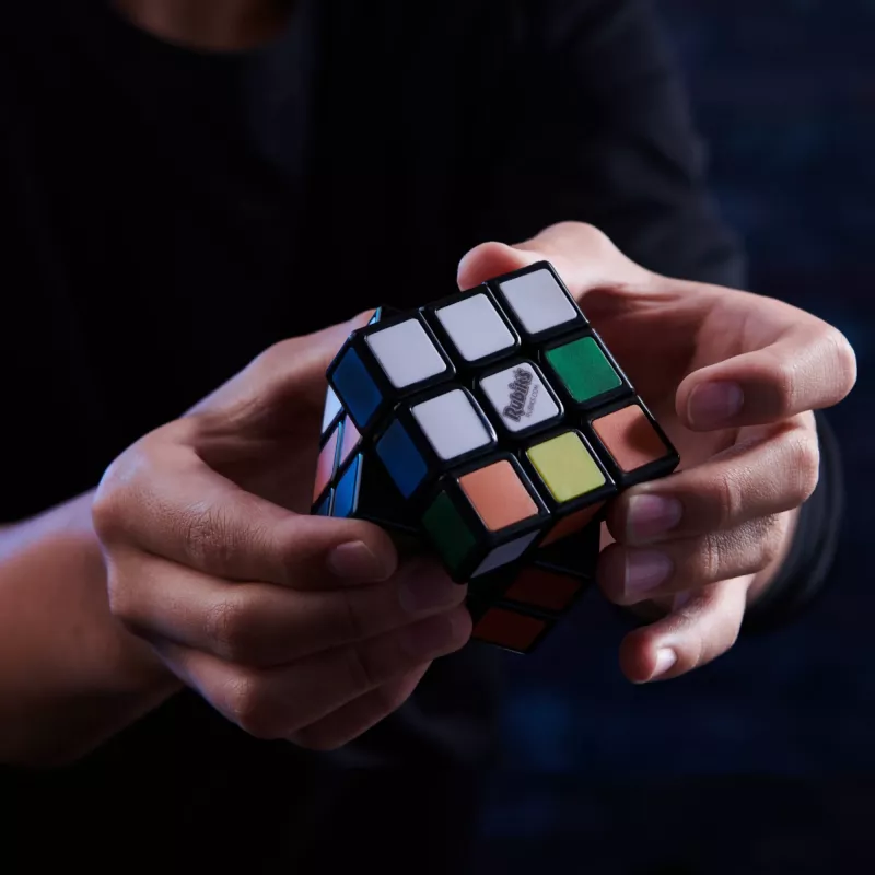 Rubik’s Phantom, 3x3 kubas pažangi technologija sunkus 3D galvosūkis kelionių žaidimas streso mažinimo fidget žaislas aktyvumo kubas, suaugusiems ir vaikams nuo 8 metų