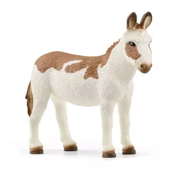 Schleich Amerikos dėmėtojo asilo žaislas rudas baltas 13961