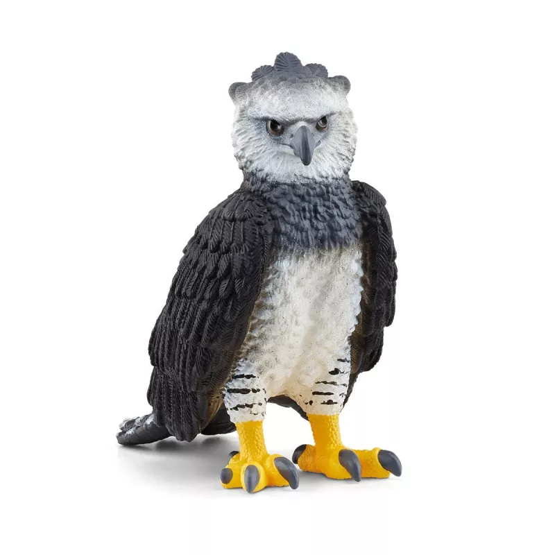 schleich WILD LIFE Harpijos erelis, 3 m., Miškas, Laukiniai gyvūnai / nuotykių žaislai, Juoda, Balta, Geltona, Plastikas