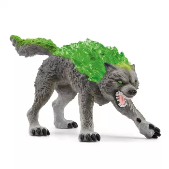 Figūrėlė Schleich ELDRADOR CREATURES Granito Vilkas modelis 70153, nuo 7 metų, žalia/pilka