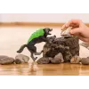 Figūrėlė Schleich ELDRADOR CREATURES Granito Vilkas modelis 70153, nuo 7 metų, žalia/pilka