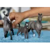 schleich HORSE CLUB Selle Français Mare, 5 metų, Arkliai, Juoda, Pilka, Plastikas