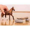 schleich HORSE CLUB Peruano Paso Kumele, 5 m., Žirgai, Ruda, Balta, Plastikas